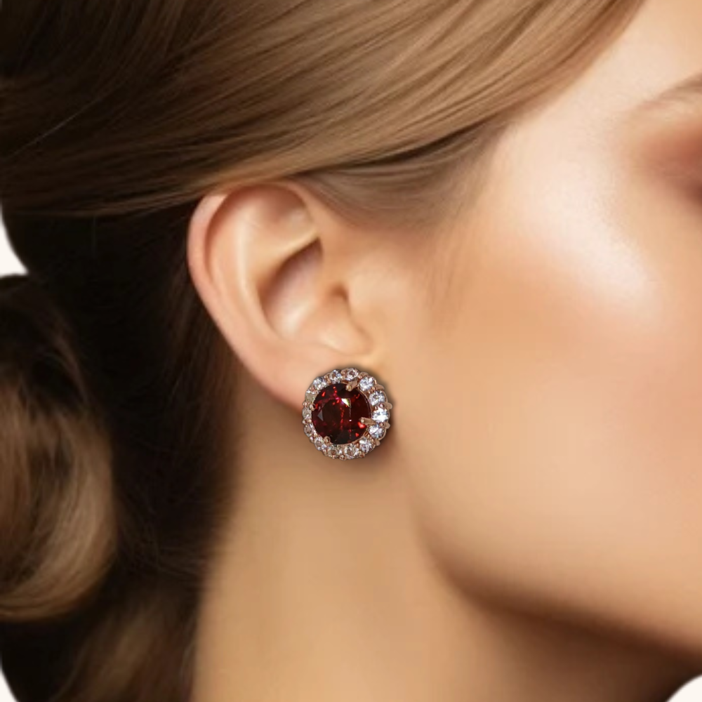 Women's ears tops earrings