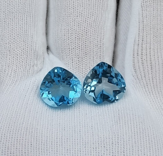 Sky blue topaz