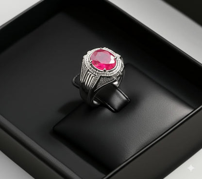 Men's Ruby Ring