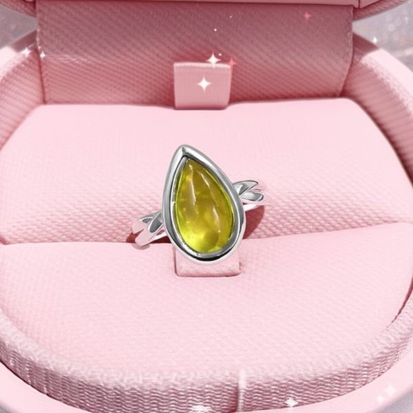 Heliodor (yellow aquamarine) women's ring